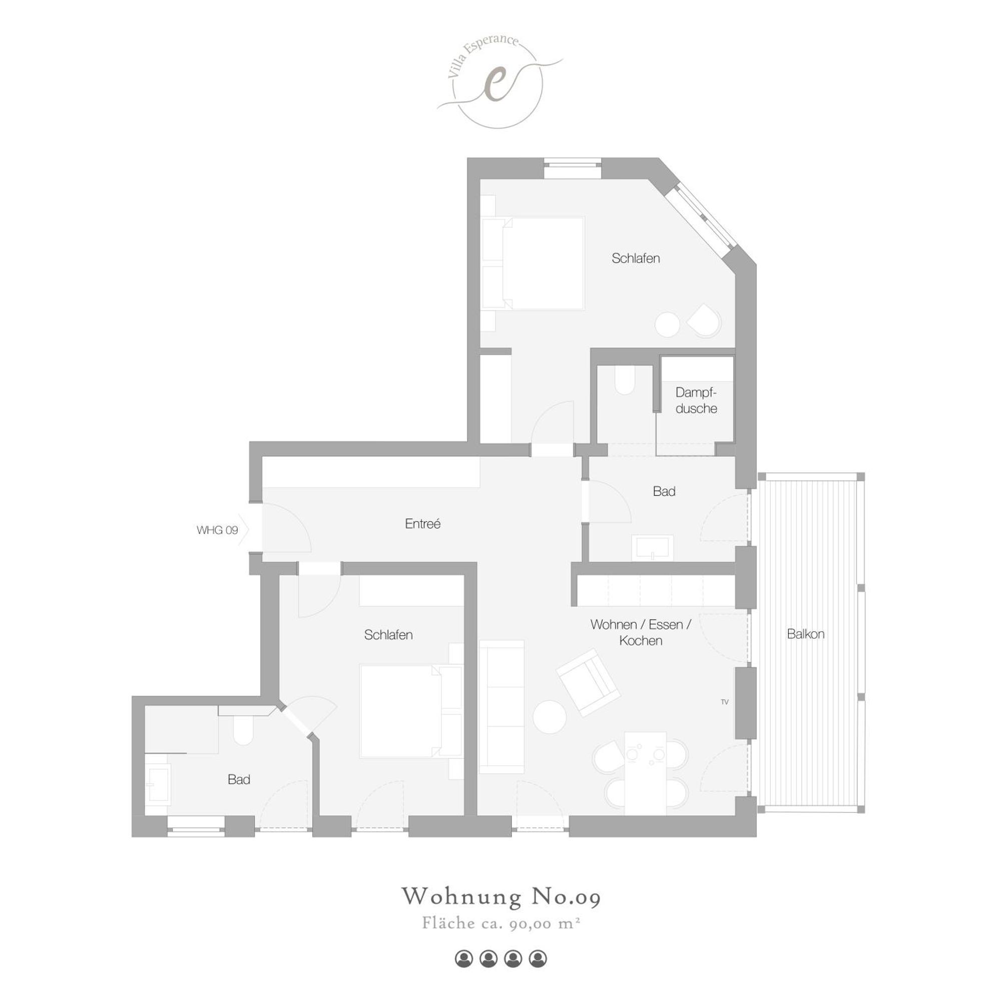Villa Esperance Binz Habitación foto